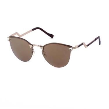 Imagem de JRLLFD Óculos de sol vintage feminino dirigindo armação de metal redonda lente espelhada prata retrô masculino óculos de sol feminino uv400(5)