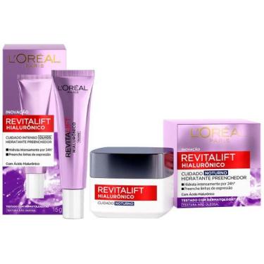 Imagem de L'Oréal Paris Revitalift Hialurônico Kit  Creme para Olhos + Creme Fac