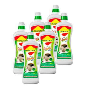 Imagem de Kit 6un Adoçante Lowçucar Plus Líquido Com Stévia 65ml