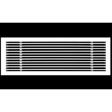 Imagem de Grade de ar de alumínio de designer linear 71.1 cm X 20.3 cm – para teto