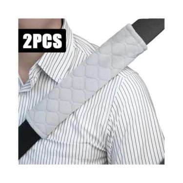 Imagem de Capa De Cinto De Segurança De Carro De Pelúcia Quente 2 Peças Proteção