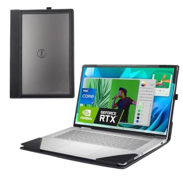 Imagem de RUNMEIJIA Capa Protetora Para Notebook Dell Inspiron 16 Plus 7640 7630 7620 7610 Pro 5620 5630 5625 Vostro 2 Em 1 Removível (Cinza Patchwork)