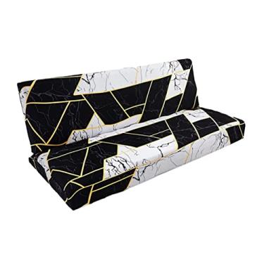 Imagem de Bothyi Capa de Sofá-cama Sem Braços, Futon de Elastano, Assento de Sofá-cama Dobrável, D, Tamanho real