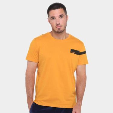 Imagem de Camiseta Colcci Casual Masculina, Amarelo, M