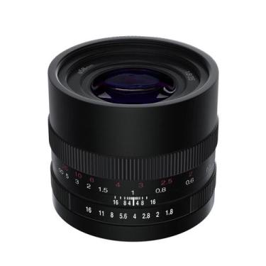 Imagem de Lente De Foco Fixo Grande Angular 35mm F1.8 Para Câmera De Foco Manual