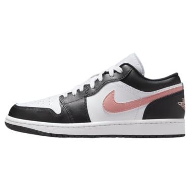 Imagem de Tênis masculino Air Jordan 1 Low, Branco/Rust Pink-Black, 43
