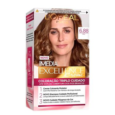 Imagem de  Tintura Creme Imédia Excellence L`oréal néctar das flores 6.88 