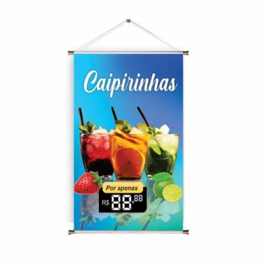 Imagem de Banner pronto Caipirinha BA 042 medida 45x70 cm arte pronta