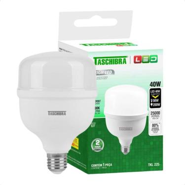 Imagem de Lâmpada High Led 40W Bivolt E27 4000K Luz Neutra Taschibra