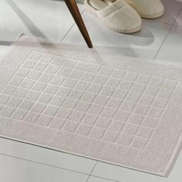 Imagem de Toalha de Piso Dohler Royal - 100% Algodão - 45cm x 70cm, Cinza 9643
