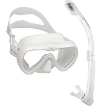 Imagem de Kit de Mergulho Máscara+Respirador Cressi A1 Anti Fog + Supernova Dry,