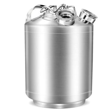 Imagem de Kit de limpeza Kegerator de 7 litros com dois acopladores 2D, kit de limpeza de linha de cerveja de aço inoxidável, kit de limpeza de barril, limpador de linha de cerveja, kit de limpeza de linha de