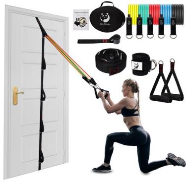 Imagem de Door Anchor Strap Slim Panda para exercícios com faixas de resistência