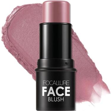 Imagem de Blush em creme FOCALLURE Dusty Orchid Matte Dewy Finish 6g