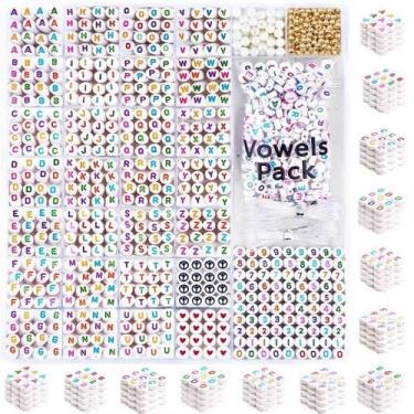 Imagem de Kit de pulseira Friendship DodoBeads Alphabet Beads 1650 unidades
