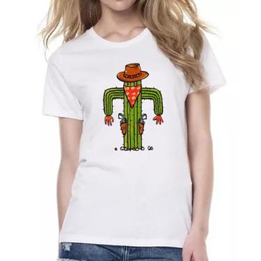 Imagem de Camiseta Baby Look Cacto cowboy - Alearts, P