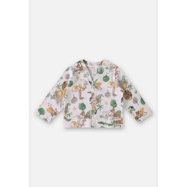 Imagem de Cardigan em Suedine Bebê Menino Up Baby, Branco, PR