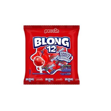 Imagem de Pirulito Blong 12 Morango 600g Peccin