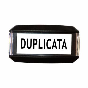 Imagem de Carimbo Automatico Autoentintado DUPLICATA Nykon 302 (14x38mm)