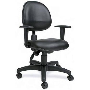 Imagem de Cadeira executiva ergonomica com braço na cor preta - AMERICANFLEX
