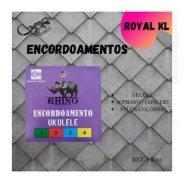 Imagem de Encordoamento Ukulele Colorido Soprano Concert Rhino Royal