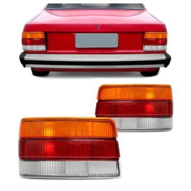 Imagem de Par Lanterna Traseira Chevette 1987 88 89 90 a 1996 Tricolor - COFRAN