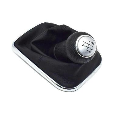 Imagem de Manopla De Câmbio Com Quadro Preto Para VW Golf IV MK4 GTI R32 Bora Je