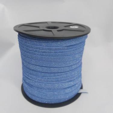 Imagem de 100 metros Elástico Lurex Especial 7mm encadernação Azul Royal 3719 10