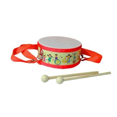 Imagem de Fenteer Caixa de 6 polegadas, brinquedo musical educativo com baquetas, acessórios, instrumento de percussão para crianças, adolescentes e iniciantes, Pessoas