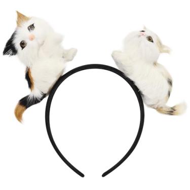 Imagem de HAOAN Tiara de gato raposa animal faixa de cabelo Halloween lavagem de máscaras acessórios de fantasia