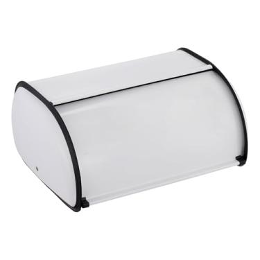 Imagem de PORTA PAO METAL CONSERVE BRANCO 35cm x 23cm x 14,5cm