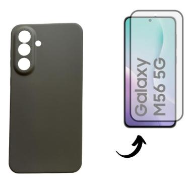 Imagem de Capa + Pel Vidro 3D Compatível Para Samsung Galaxy M56 5G