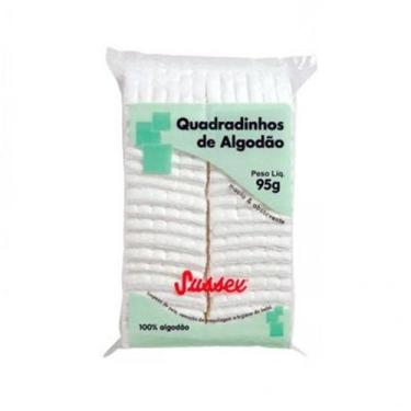 Imagem de Algodão Sussex Quadradinho Branco 95g