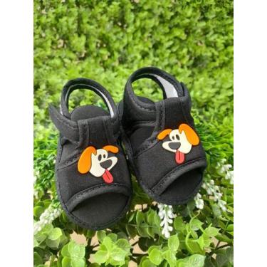 Imagem de Sandalia Papete de Bebê Recém-Nascidos Macia Passeio Casuais Meninos -