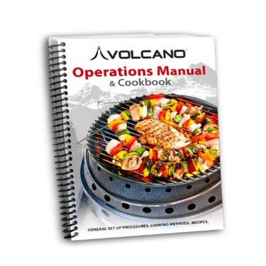 Imagem de Livro de receitas Volcano Outdoors 30-600 e manual técnico para grelhar