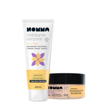 Imagem de Kit Nomma Healthy Lichia e Peônia Hidratante Esfoliante Corporal (2 pr