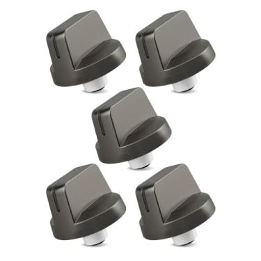 Imagem de Botão de queimador de fogão DG94-01480A adequado para Samsung Range NZ30K6330RG/AA NZ36K6430RS/AA, puxador de fogão elétrico, 5 peças