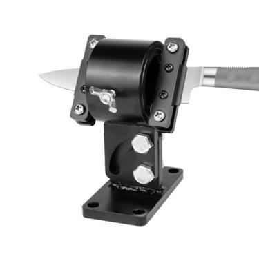 Imagem de SCOTTCHEN Torno de fabricação de facas giratórias, ferramenta de torno de faca, braçadeira de fabricação de facas, inclinação de torno de bancada de trabalho gira para fazer facas de 360 graus - 1