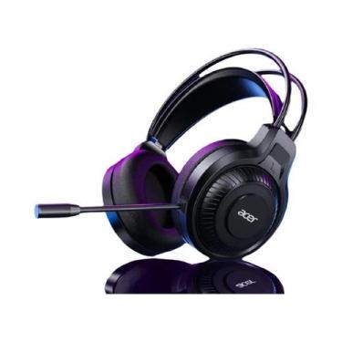 Imagem de Fone De Ouvido Gamer Acer 7.1 Estéreo Surround Com Microfone E Luz LED