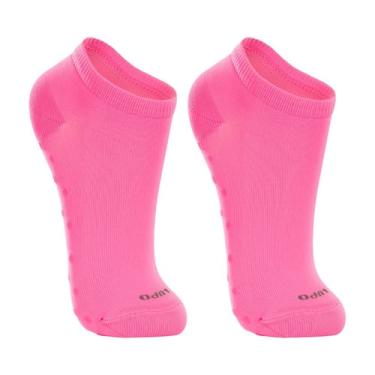 Imagem de Meia lupo antiderrapante ref:2911 menina, Rosa neon, 24/9