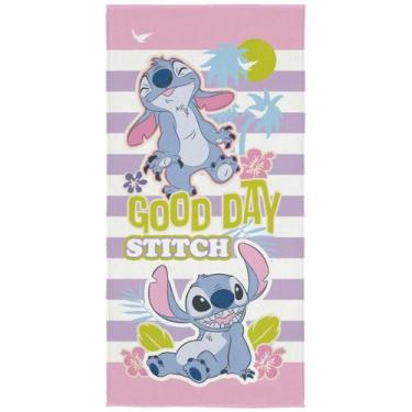 Imagem de Toalha De Banho Personagens Infantil 70x140 Lepper, STITCH 02