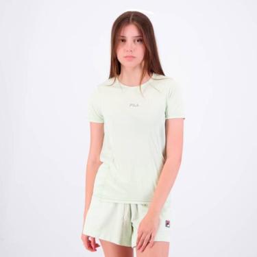 Imagem de Camiseta Fila Core Run Feminina Verde, GG