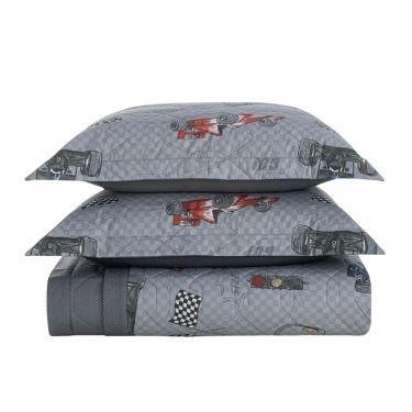 Imagem de Colcha Casal Infantil Algodão 200 Fios Corrida Karsten