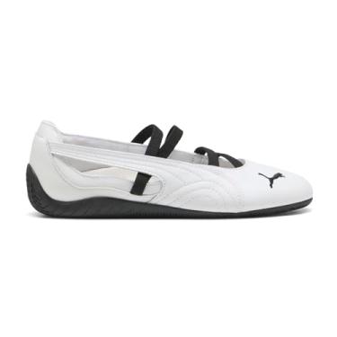 Imagem de PUMA Sapatilha feminina casual de couro Speedcat - Branco, Branco, 9.5