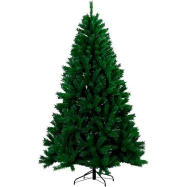 Imagem de Árvore De Natal Pinheiro Canadense Luxo 2,10m 1000 Galhos Tradicional Verde Imperial Premium Grande Cheia Delmo