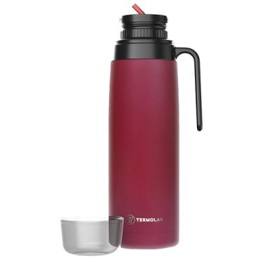 Imagem de GARRAFA TÉRMICA R-EVOLUTION 100% INOX - AMPOLA INOX - 1l ROSA CYBER