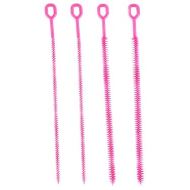 Imagem de 4 Peças Escovas de Limpeza de Canudos para Stanley, 8 mm, 10 mm, 12 mm Reutilizáveis Extra longas Escova Limpeza Canudos Ferramentas Limpeza (Rosa)