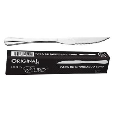 Imagem de Faca Churrasco Inox Euro c/ 12 Pçs Original Line