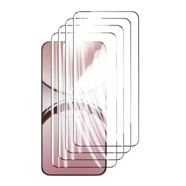 Imagem de 4 protetores de tela para Oppo Find X8 X 8, 6,59" de vidro temperado, cristal de alumínio de alta qualidade, capa antirriscos, compatível com impressão digital (preto)