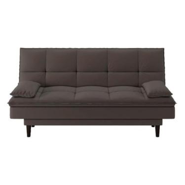 Imagem de Sofá Cama Reclinável Com 2 Almofadas Inclusas Multimóveis Cr45238 Marr